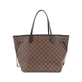 Louis Vuitton-Bolsa Louis Vuitton Damier Neverfull MM N51105-Damier ebene