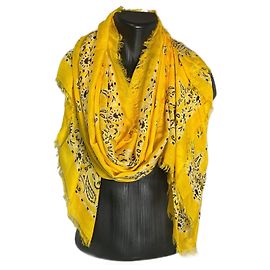 Chal de cachemira Saint Laurent Multicolor