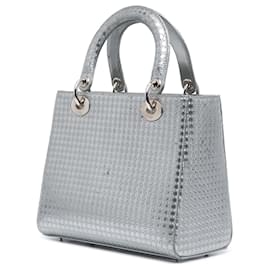 Dior-DIOR Handbags T.  Leather-Silvery
