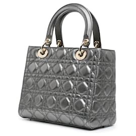 Dior-DIOR Handbags T.  Leather-Silvery