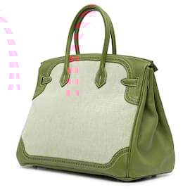 Hermès-HERMES Handbags T.  Cloth-Orange