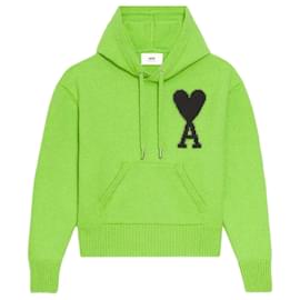 Ami Sweaters Black Green