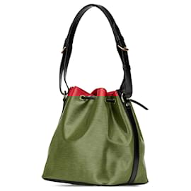 Louis Vuitton-Louis Vuitton Red Epi Petit Bicolor Noe-Red
