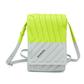 Balenciaga-Balenciaga Car Phone Holder Bag-Green,Yellow