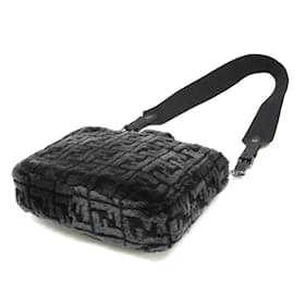 Fendi-Sac à bandoulière Fendi Baguette Messenger Medium 7VA537-Noir