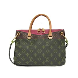 Louis Vuitton-Louis Vuitton Monogram Pallas BB Handbag-Brown,Pink