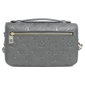 Louis Vuitton-Louis Vuitton Monogram Empreinte Pochette Metis EW Shoulder Bag-Metallic