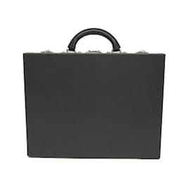 Louis Vuitton-Malette Diplomat Taiga de Louis Vuitton-Noir,Gris