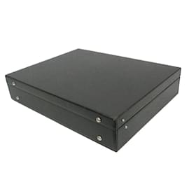 Louis Vuitton-Malette Diplomat Taiga de Louis Vuitton-Noir,Gris