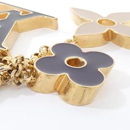 Louis Vuitton-Louis Vuitton Bag Charm Fleur de Monogram M67119-Golden,Other