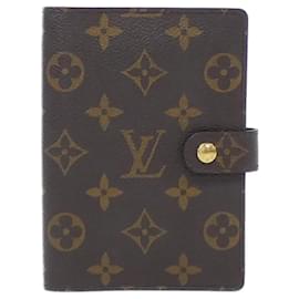 Louis Vuitton-Louis Vuitton Monogram Agenda PM R20005 Organizer-Brown