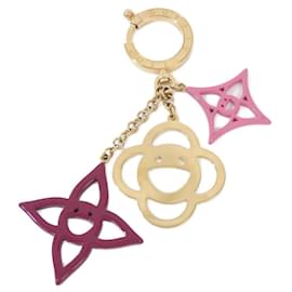 Louis Vuitton-Louis Vuitton Bijoux Sac Cosmic Blossom Keyring-Brown,Pink,Red,Golden