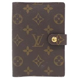 Louis Vuitton-Louis Vuitton Monogram Agenda PM R20005 Organizer-Brown,Monogram