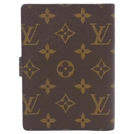 Louis Vuitton-Louis Vuitton Monogram Agenda PM R20005 Organizer-Brown,Monogram