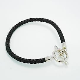 Hermès-Hermes Grennan Charm Bracelet-Black,Silvery