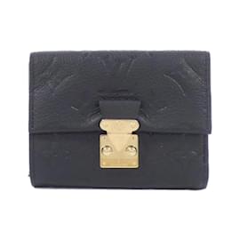 Louis Vuitton-Louis Vuitton Monogram Empreinte Coin Purse-Black