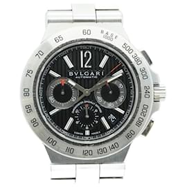 Bulgari-Bvlgari Diagono DP42SCH Black Dial Men's Watch-Other