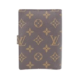 Louis Vuitton-Louis Vuitton Monogram Agenda PM R20005 Organizer-Brown,Monogram