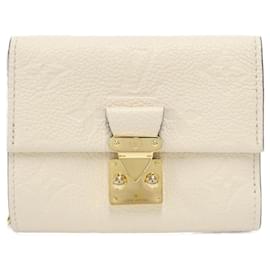 Louis Vuitton-Louis Vuitton Monogram Empreinte Portefeuille Metis Compact Wallet-White,Cream