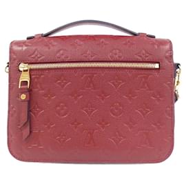 Louis Vuitton-Louis Vuitton Monogram Empreinte Pochette Metis M44793 Bag-Red