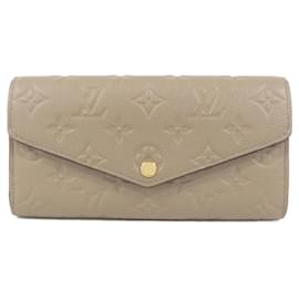 Louis Vuitton-Louis Vuitton Monogram Empreinte Portefeuille Sarah M82256 Wallet-Grey