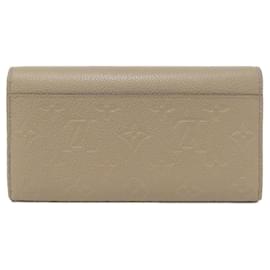 Louis Vuitton-Louis Vuitton Monogram Empreinte Portefeuille Sarah M68708 Wallet-Grey