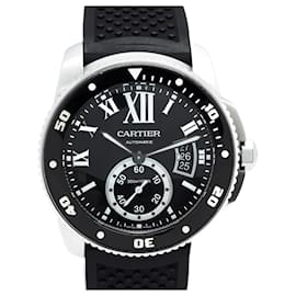 Cartier-Cartier Calibre W7100056 Black Dial Men's Watch-Other