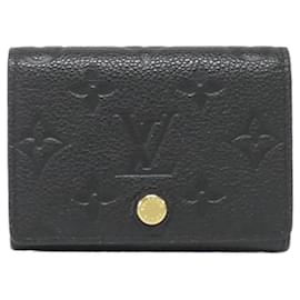 Louis Vuitton-Louis Vuitton Monogram Empreinte Card Case-Black