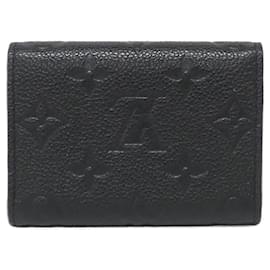 Louis Vuitton-Louis Vuitton Monogram Empreinte Card Case-Black