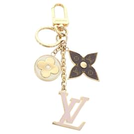 Louis Vuitton-Louis Vuitton Porte Cle Spring Street M69008 Keyring-Golden