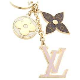 Louis Vuitton-Louis Vuitton Porte Cle Spring Street M69008 Keyring-Golden