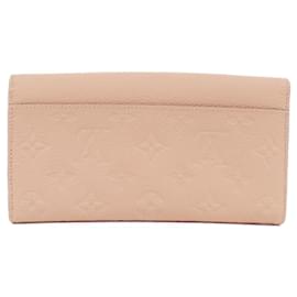 Louis Vuitton-Louis Vuitton Monogram Empreinte Portefeuille Sarah M61291 Wallet-Pink
