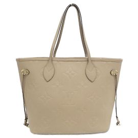 Louis Vuitton Monogram Empreinte Neverfull MM Tote Bag Grey