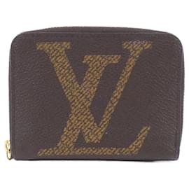 Louis Vuitton-Louis Vuitton Monogram Giant Zippy Coin Purse-Brown,Monogram
