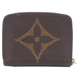 Louis Vuitton-Louis Vuitton Monogram Giant Zippy Coin Purse-Brown,Monogram