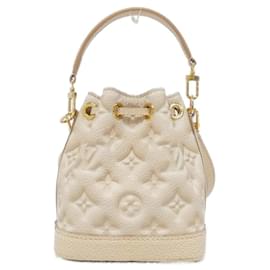 Louis Vuitton-Louis Vuitton Monogram Empreinte Nano Noe Shoulder Bag-Pink