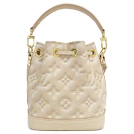 Louis Vuitton-Louis Vuitton Monogram Empreinte Nano Noe Shoulder Bag-Pink