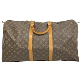 Louis Vuitton-Louis Vuitton Keepall 55-Brown