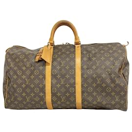 Louis Vuitton-Louis Vuitton Keepall 55-Brown