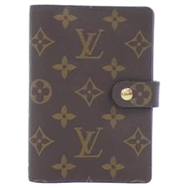 Louis Vuitton-Louis Vuitton Monogram Agenda PM R20005 Organizer-Brown,Monogram