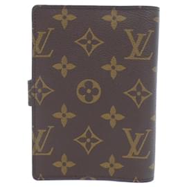 Louis Vuitton-Louis Vuitton Monogram Agenda PM R20005 Organizer-Brown,Monogram