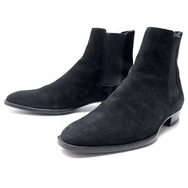 STIVALI CHELSEA SAINT LAURENT WYATT 375680 41 SLIMANE Nero