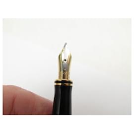 Autre Marque-VINTAGE PARKER DUOFOLD INTERNATIONAL 1992 SILVER 925 FOUNTAIN PEN-Silvery