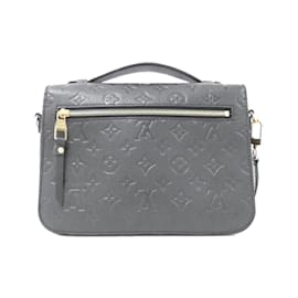 Louis Vuitton-Louis Vuitton Monogram Empreinte Pochette Metis MM M41487 Bag-Black,Monogram