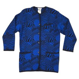 Vintage Yves Saint Laurent Pullover aus den 70er Jahren Schwarz Blau