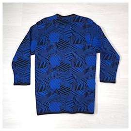 Yves Saint Laurent-Vintage Yves Saint Laurent sweater from the 70s-Black,Blue