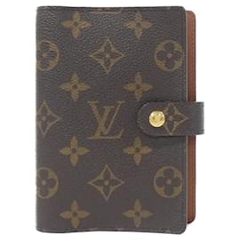 Louis Vuitton-Louis Vuitton Monogram Agenda PM R20005 Organizer-Brown,Monogram