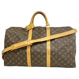 Louis Vuitton-Louis Vuitton Keepall Bandouliere 50-Brown
