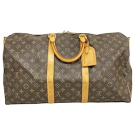 Louis Vuitton-Louis Vuitton Keepall Bandouliere 50-Brown