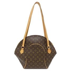Louis Vuitton-Louis Vuitton Monogram Ellipse Shopping Shoulder Bag-Brown,Monogram